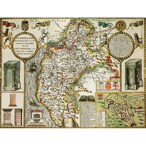 HISTORICAL MAP CUMBERLAND 400 PIECE JIGSAW