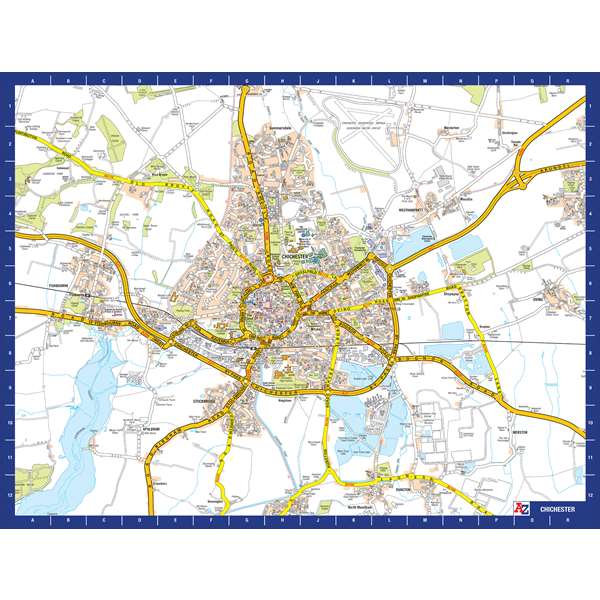 A TO Z MAP OF CHICHESTER (M4JAZLG)