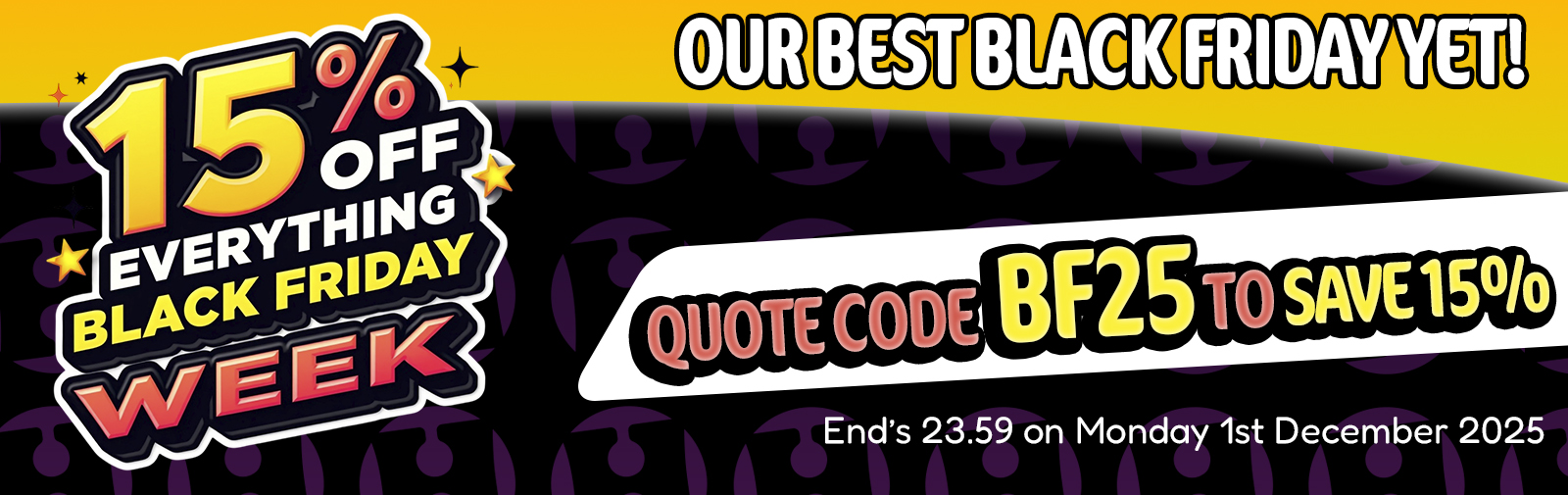 Our BIGGEST Black Friday event starts now!