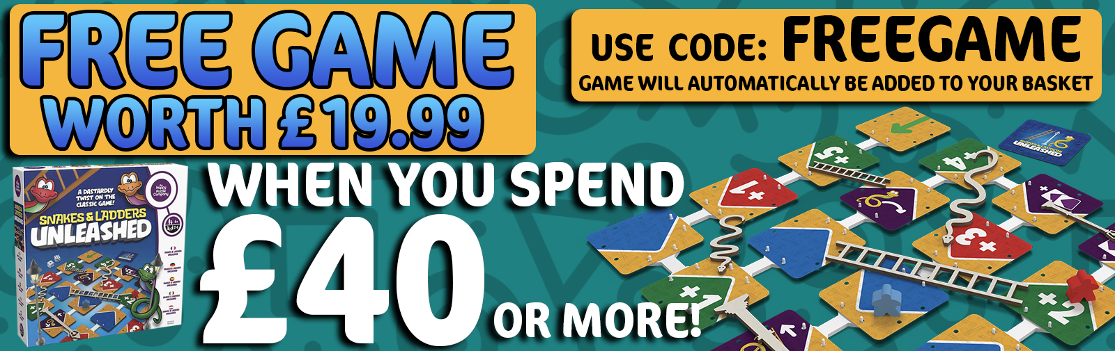 Free Game When You Spend Over £40
