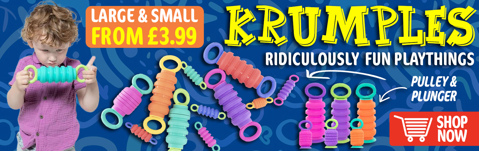 Krumples, the ultimate fidget toys