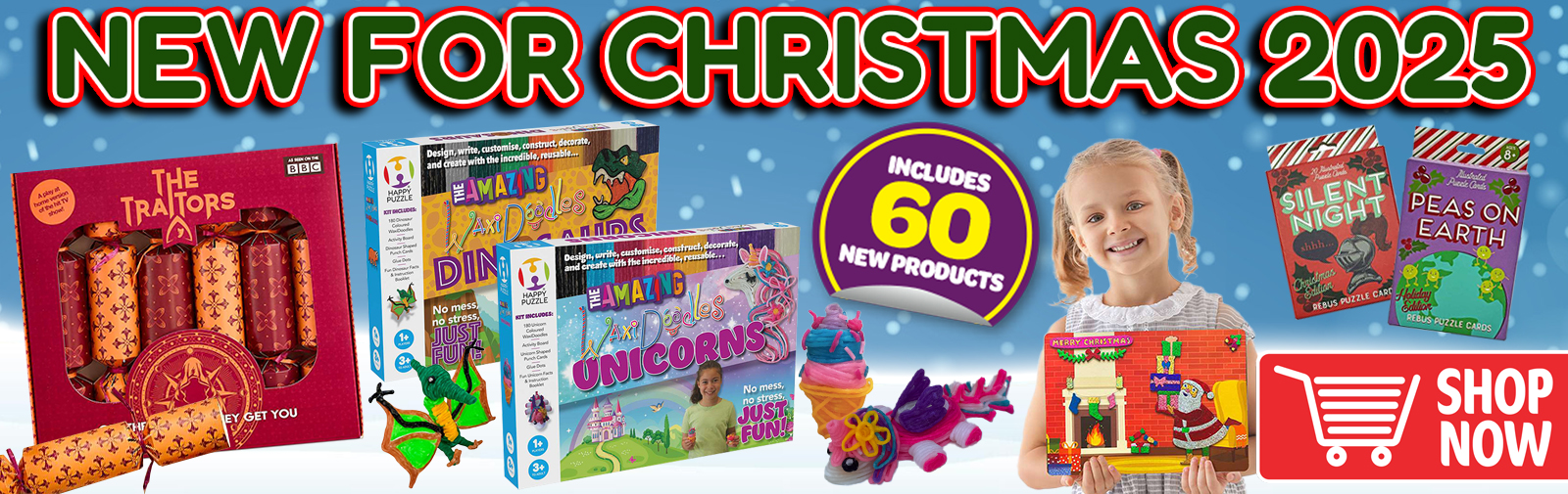 New games and toys for Christmas 2025!