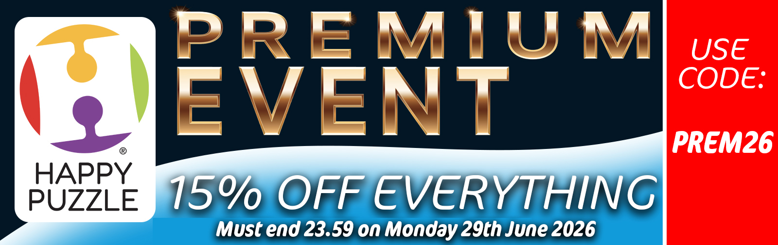 15% Off Sitewide - Premium Event