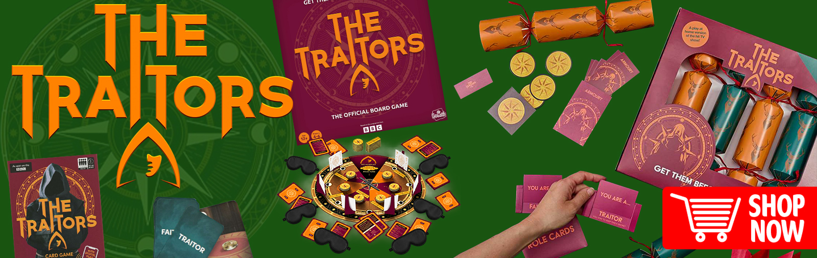 Shop all Traitors games and gifts - NEW FOR AUTUMN