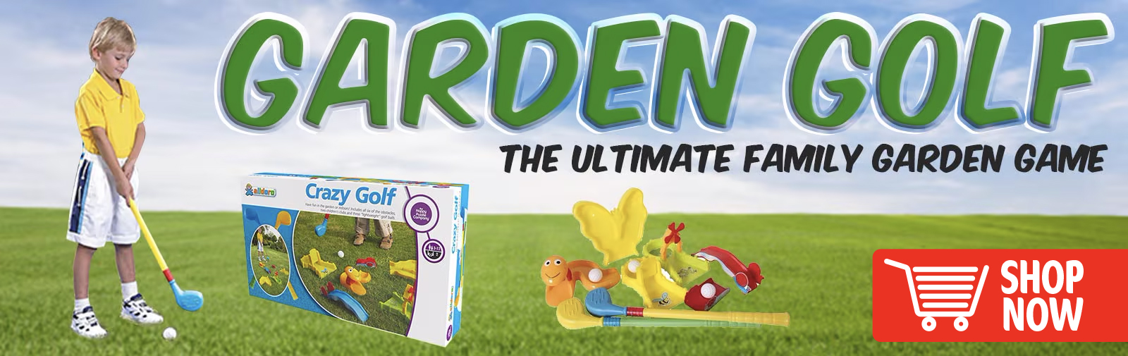 Garden Golf - Play Golf anywhere with this fabulous set
