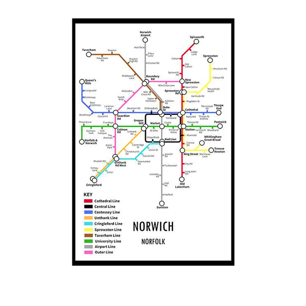 UK Underground Jigsaw Maps