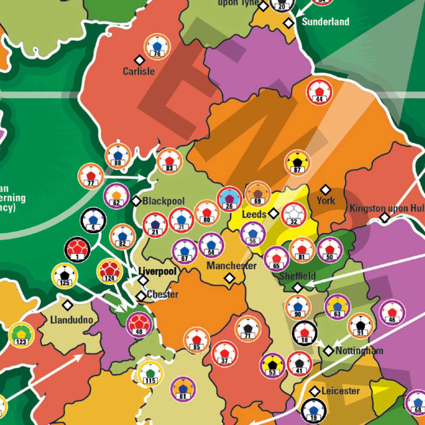 JIGRAPHY FOOTBALL MAP JIGSAW OF THE UK AND IRELAND 2024 25 FOOTBALL jigraphy-football-map-jigsaw-of-the-uk-and-ireland-2024-25-football