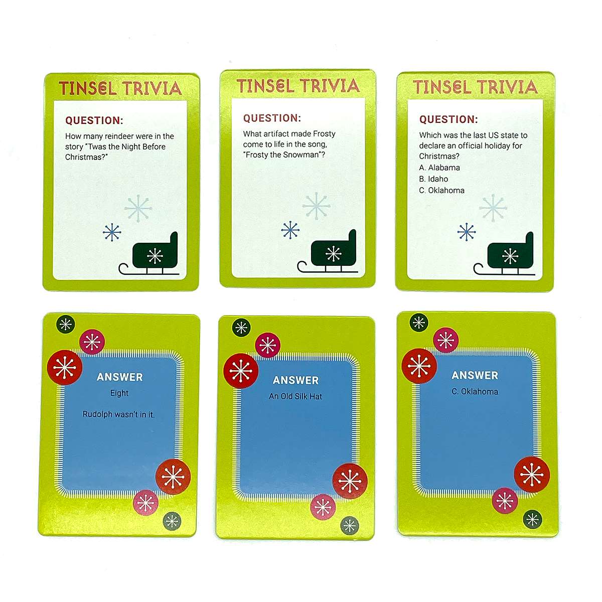 OH WHAT FUN! CHRISTMAS, TREE, FESTIVE, SEASON, BRAINTEASER, CHALLENGES