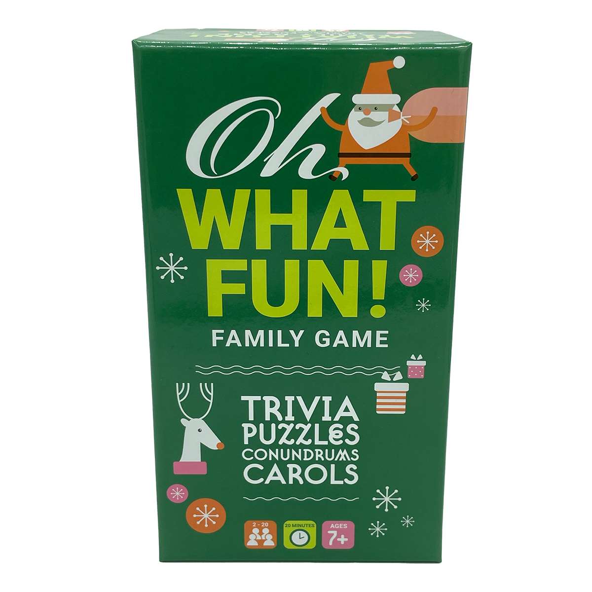 OH WHAT FUN! CHRISTMAS, TREE, FESTIVE, SEASON, BRAINTEASER, CHALLENGES