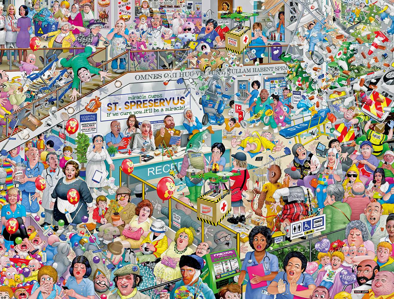 I Love Healthcare Jigsaw - Mike Jupp – Happy Puzzle