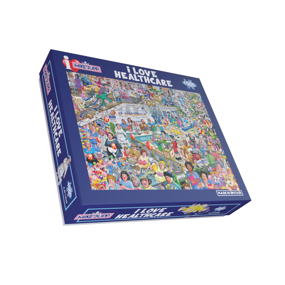I Love Healthcare Jigsaw - Mike Jupp – Happy Puzzle