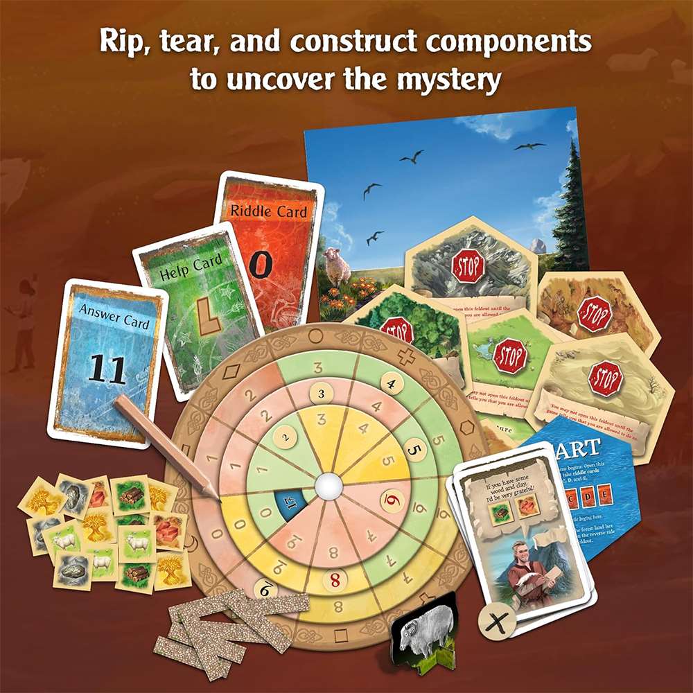 Exit Catan Mystery Building Game —by Thames & Kosmos