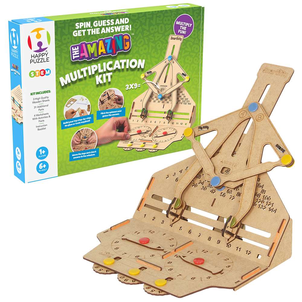 Multiplication Tool Kit The Amazing Multiplication Kit by Happy Puzzle