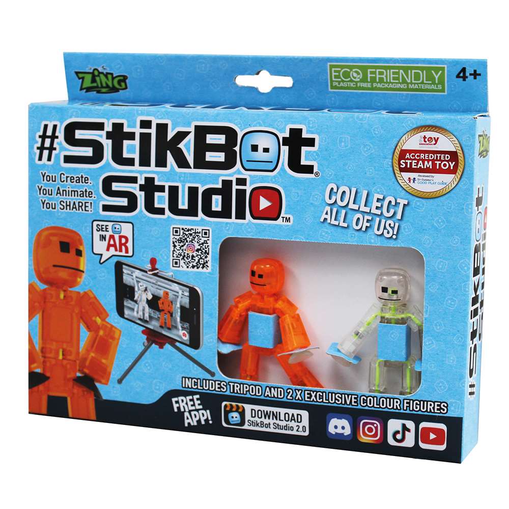 StikBot Studio unique poseable figures By Brainstorm