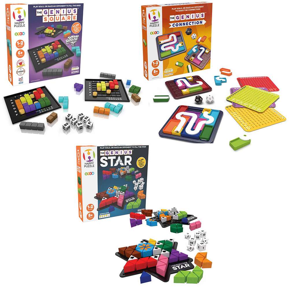 Set of Three Genius Games