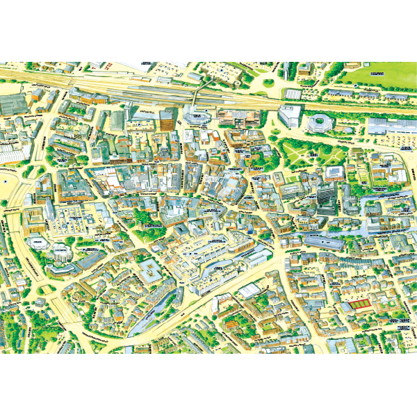 JIGRAPHY CITYSCAPES READING 1000 PIECE