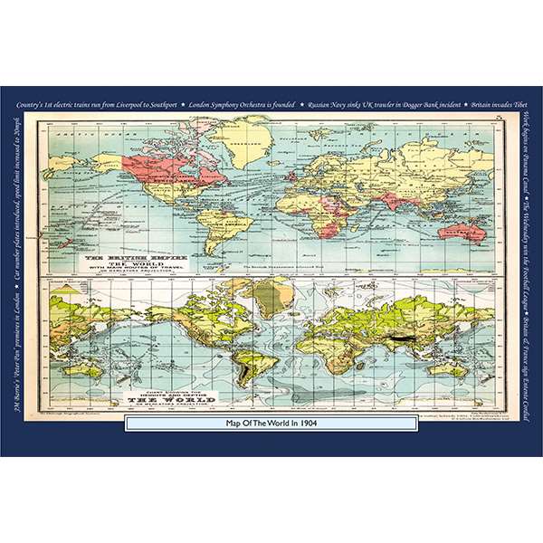 1904 YOUR YEAR YOUR WORLD 400 PIECE JIGSAW