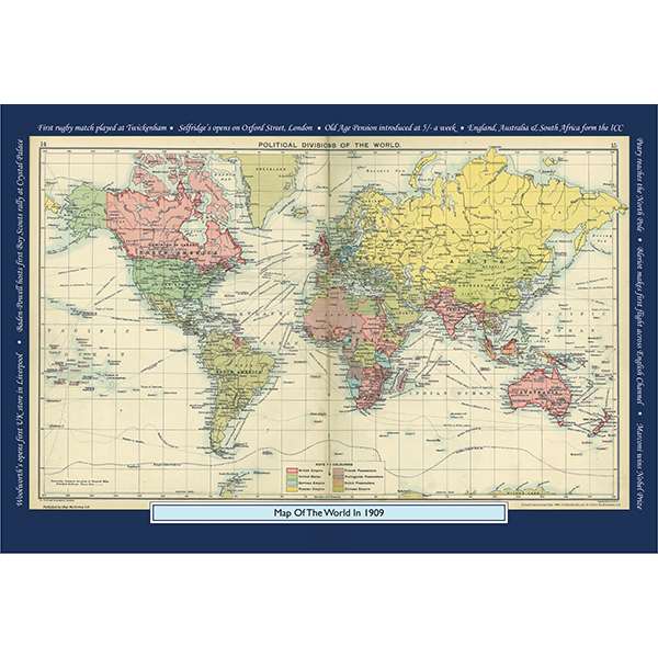 1909 YOUR YEAR YOUR WORLD 400 PIECE JIGSAW