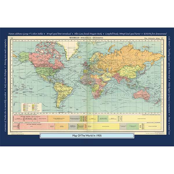 1935 YOUR YEAR YOUR WORLD 400 PIECE JIGSAW