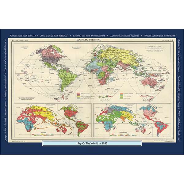 1952 YOUR YEAR YOUR WORLD 400 PIECE JIGSAW