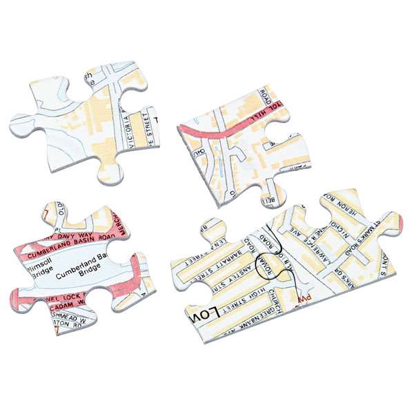 MAP JIGSAW PUZZLE OS STREET VIEW 255