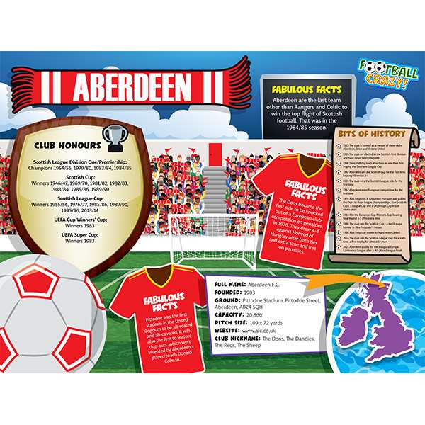 FOOTBALL CRAZY ABERDEEN 400 PIECE