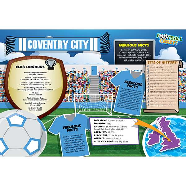 FOOTBALL CRAZY COVENTRY CITY (CRF400) Image