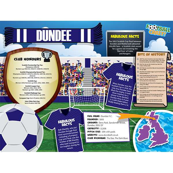 FOOTBALL CRAZY DUNDEE 400 PIECE
