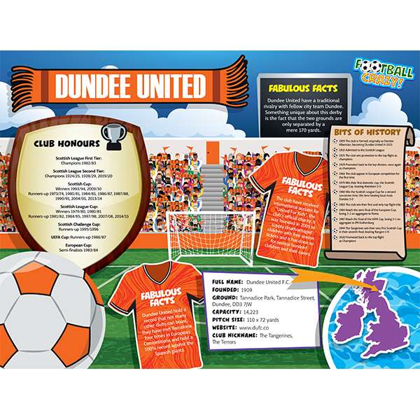 FOOTBALL CRAZY DUNDEE UTD 400 PIECE