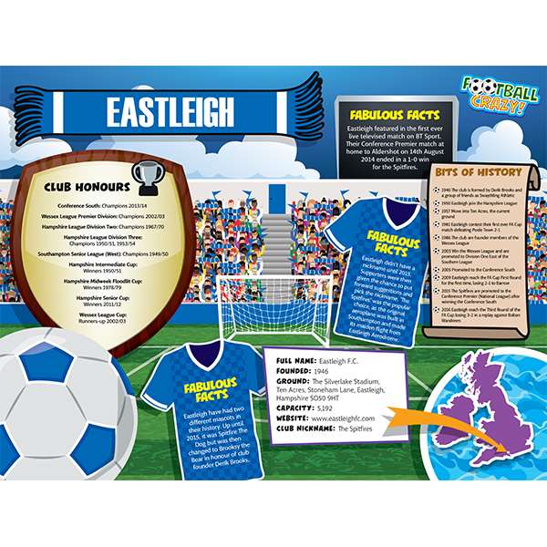FOOTBALL CRAZY EASTLEIGH 400 PIECE