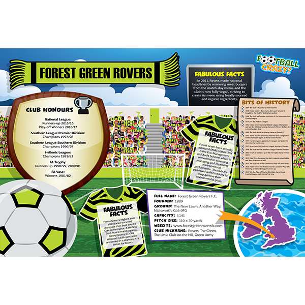 FOOTBALL CRAZY FOREST GREEN ROVERS (CRF400) Image