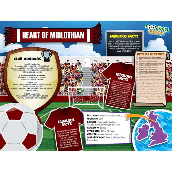 FOOTBALL CRAZY HEARTS 400 PIECE