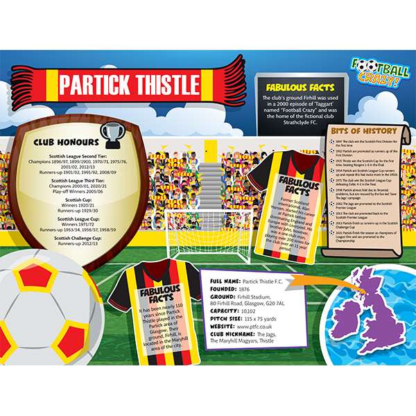 FOOTBALL CRAZY PARTICK THISTLE 400 PIECE