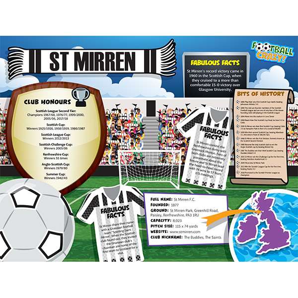 FOOTBALL CRAZY ST MIRREN 400 PIECE