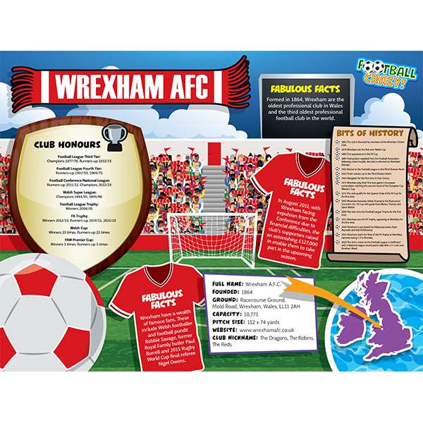 FOOTBALL CRAZY WREXHAM 400 PIECE
