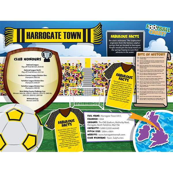 FOOTBALL CRAZY HARROGATE TOWN (CRF400)