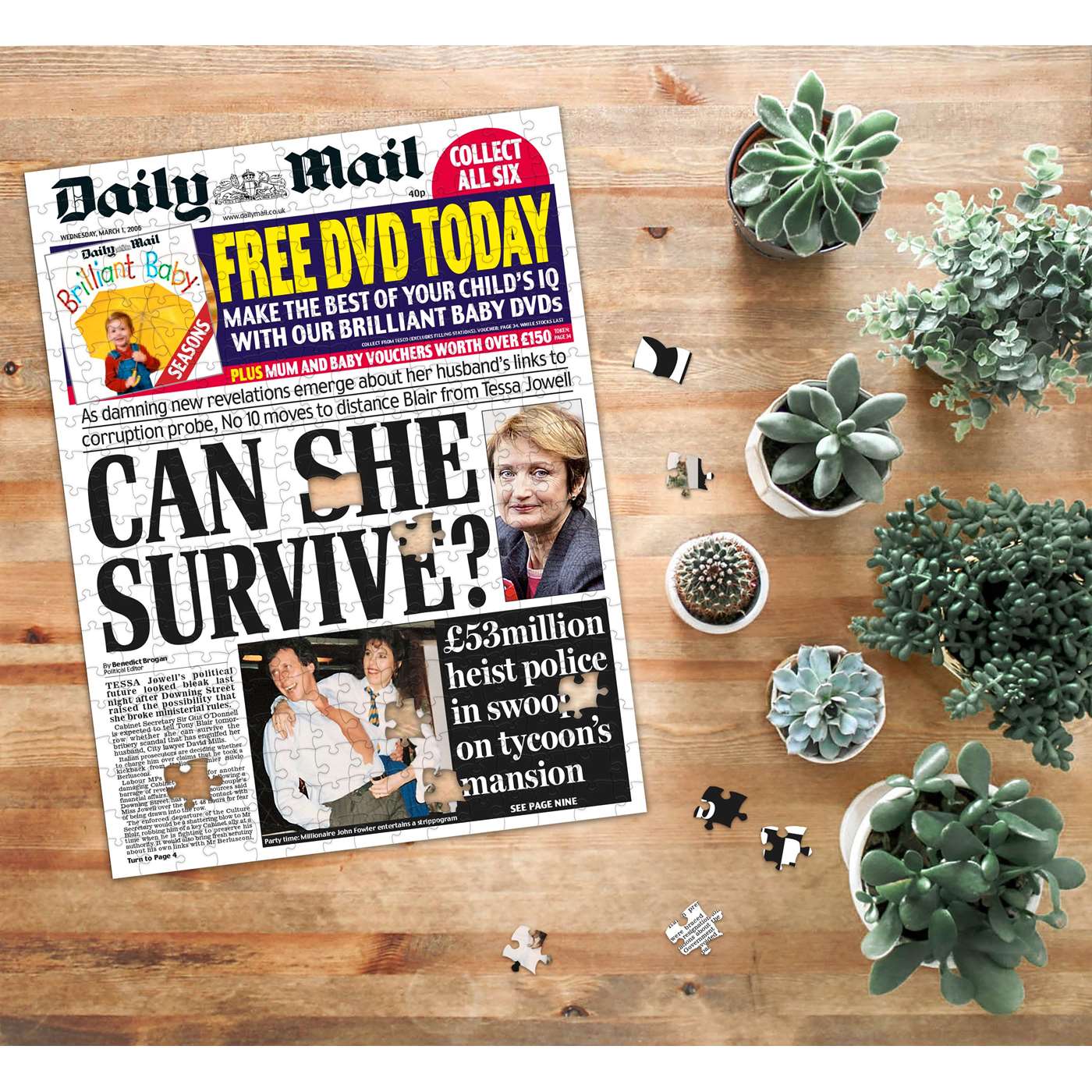 The Daily Mail Front Cover Jigsaw