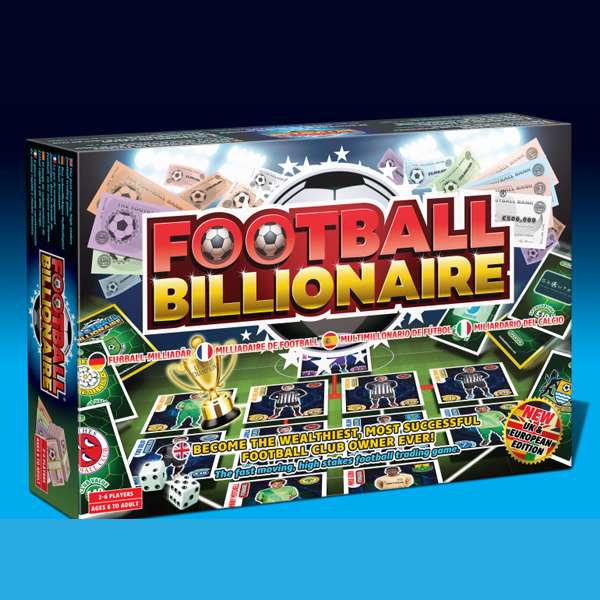FOOTBALL BILLIONAIRE FOOTBALL BILLION BILLIONAIRE WEALTH RICH MONOPOLY TRANSFER SWAP OPPONENT SOCCER FAMILY STRATEGY MONEY CLUB PITCH