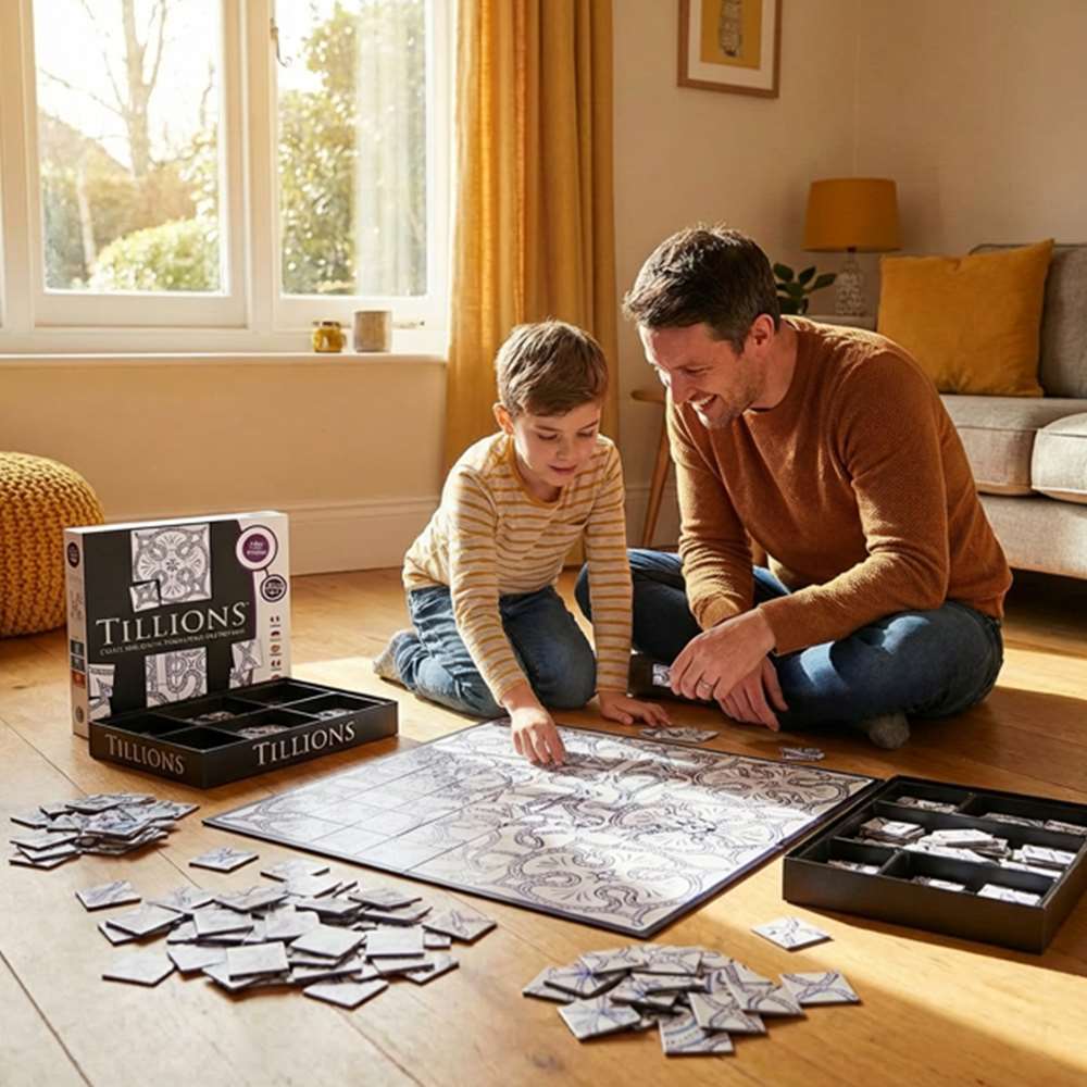 Tillions Magnetic Tiles Game By Happy Puzzle