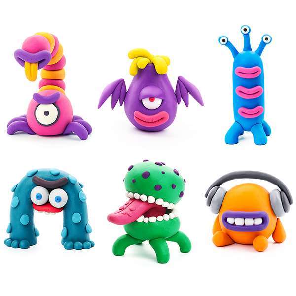 SET OF ALL FOUR HEY CLAY MODELS