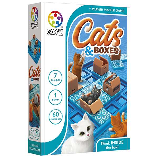 CATS AND BOXES, CATS, BOXES, GAME, BOARD, CHALLENGE, MULTILEVEL