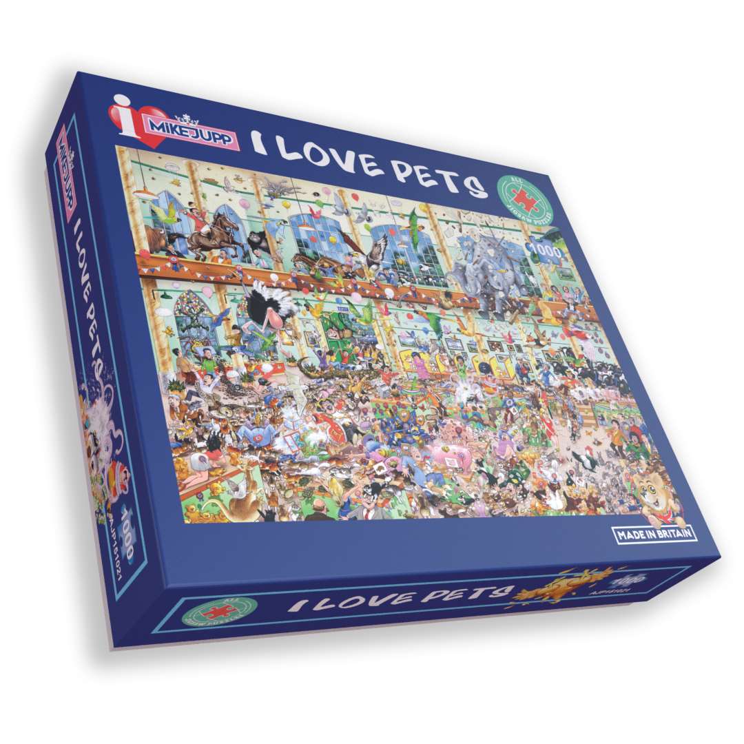 I Love Pets Jigsaw Puzzle by Mike Jupp – Happy Puzzle