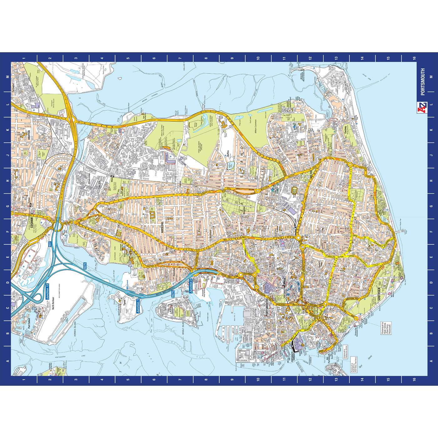 A TOZ MAP OF PORTSMOUTH