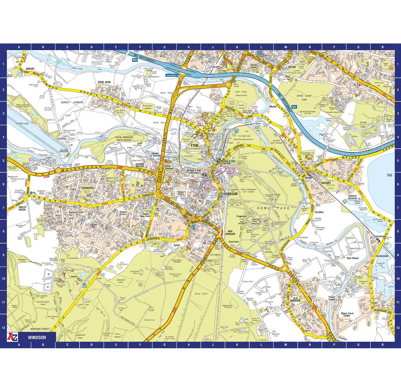 A TO Z MAP OF WINDSOR