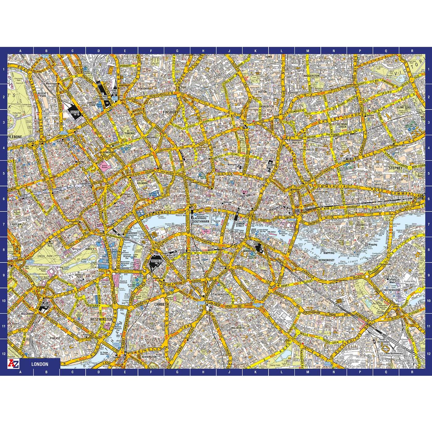 A TO Z MAP OF LONDON