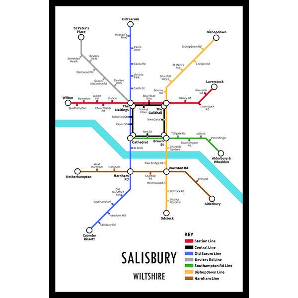 SALISBURY UNDERGROUND JIGSAW MAP (HPCUG400)