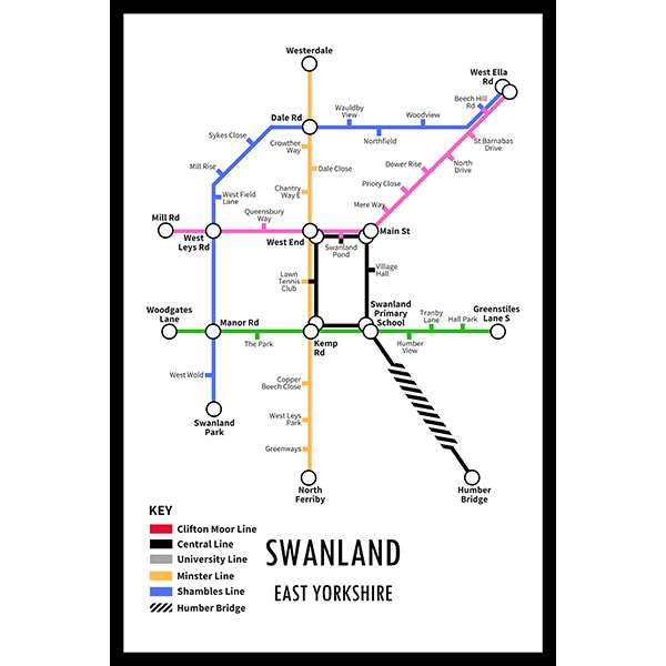 SWANLAND UNDERGROUND JIGSAW MAP (HPCUG1000)