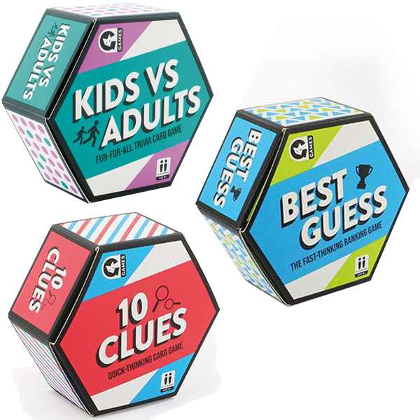 SET OF THREE POCKET TRIVIA GAMES