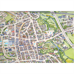 JIGRAPHY CITYSCAPES BURY ST EDMUNDS 400 PIECE