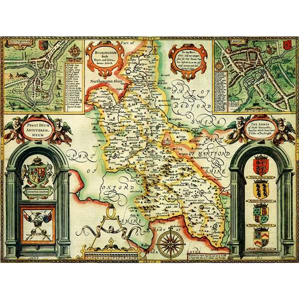 HISTORICAL MAP BUCKINGHAMSHIRE 400 PIECE JIG